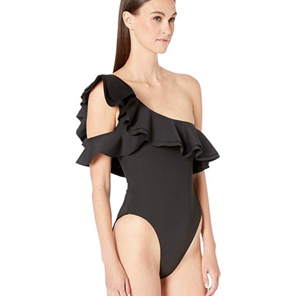 Onia X WeWoreWhat Stella Ruffle One Piece Swim
